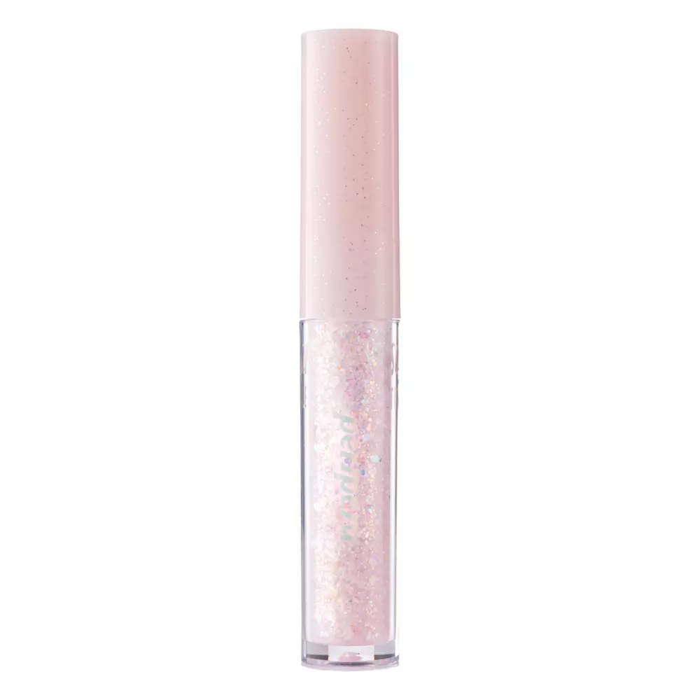 Peripera - Sugar Twinkle Liquid Glitter - Brokat w Pędzelku - 01 Glitter Wave - 1,9g