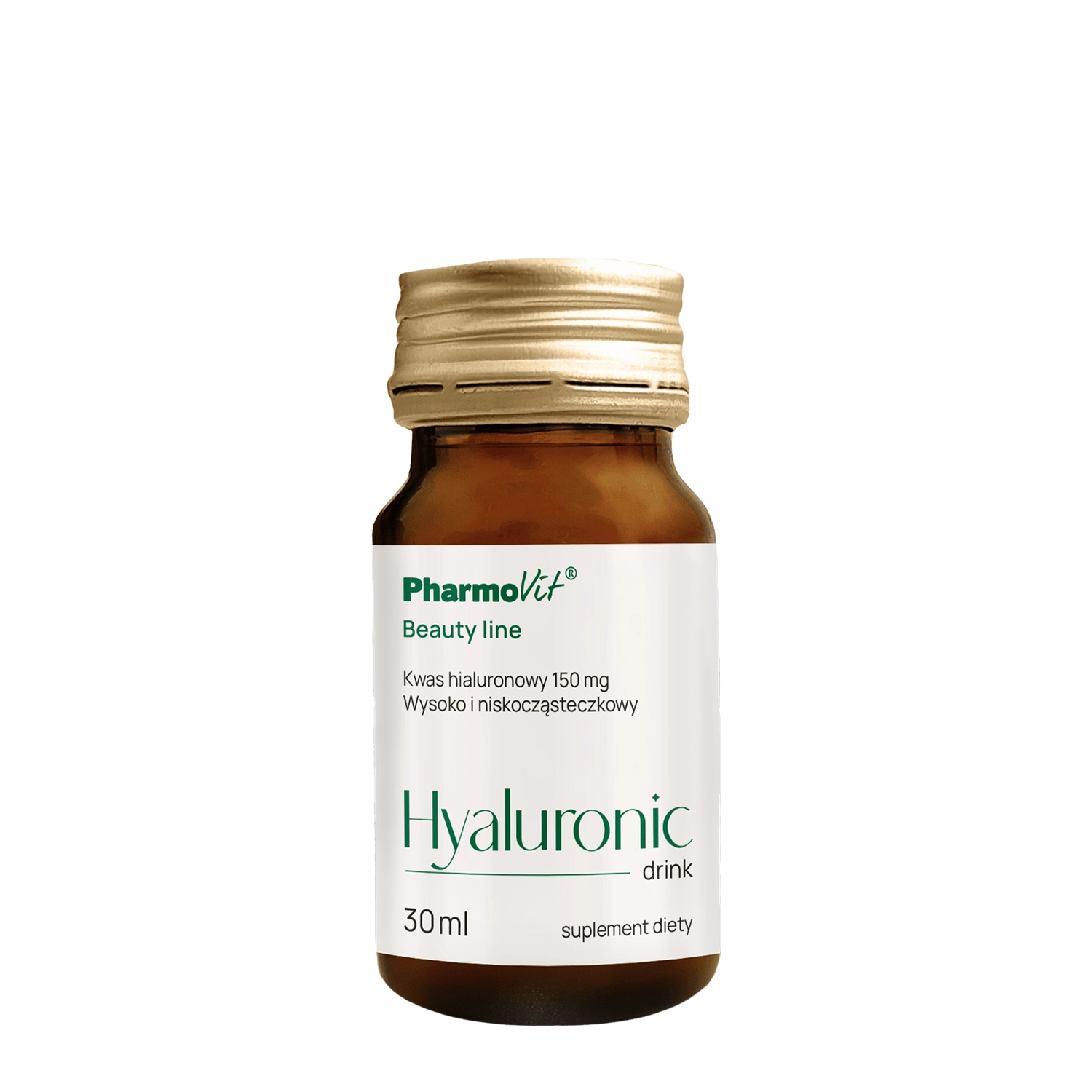 Pharmovit - Hyaluronic Drink Beauty Line - Kwas Hialuronowy w Płynie do Picia - 30szt x 30ml