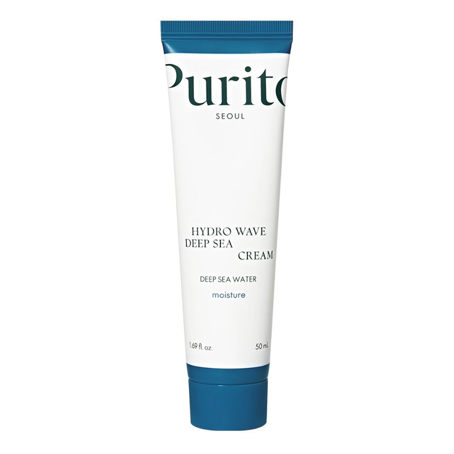 Purito Seoul - Hydro Wave Deep Sea Cream - Głęboko Nawilżający Krem na Bazie Wody Morskiej - 50ml