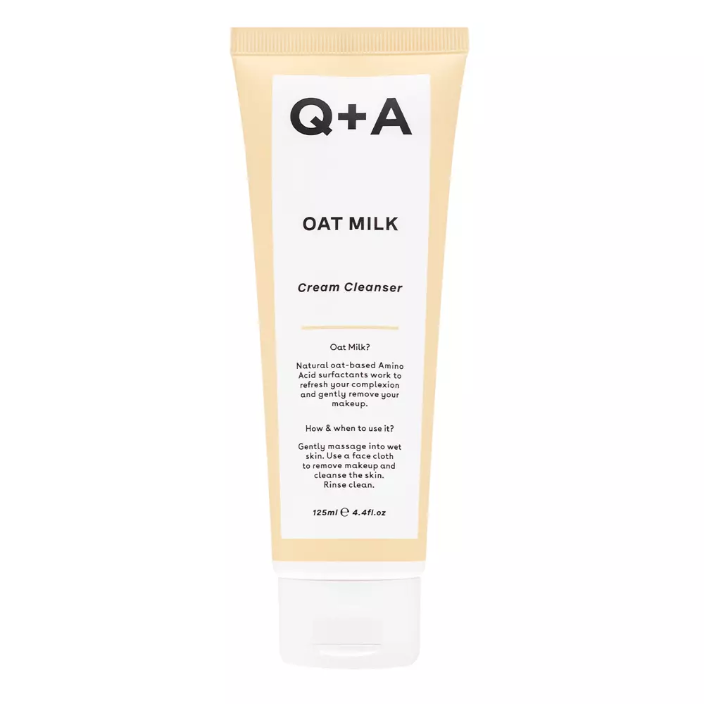 Q+A - Oat Milk Cream Cleanser - Kremowa Emulsja Myjąca z Mlekiem Owsianym -125ml