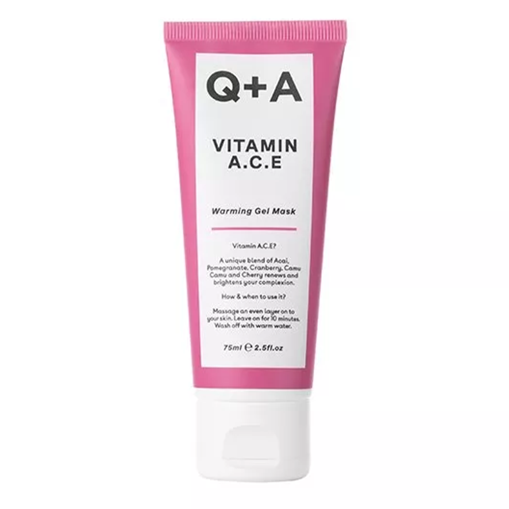 Q+A - Vitamin A.C.E - Warming Gel Mask - Antyoksydacyjna Maska z Witaminami  A.C.E - 75ml