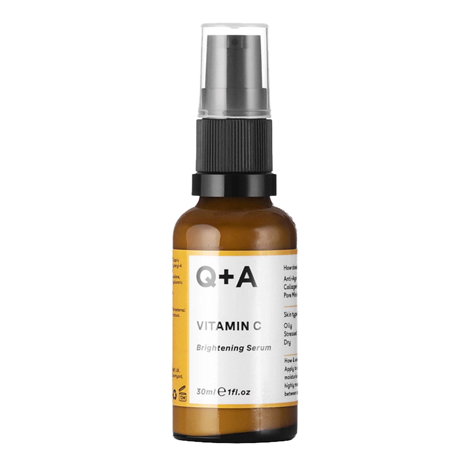 Q+A - Vitamin C - Brightening Serum - Serum do Twarzy z Witaminą C - 30ml