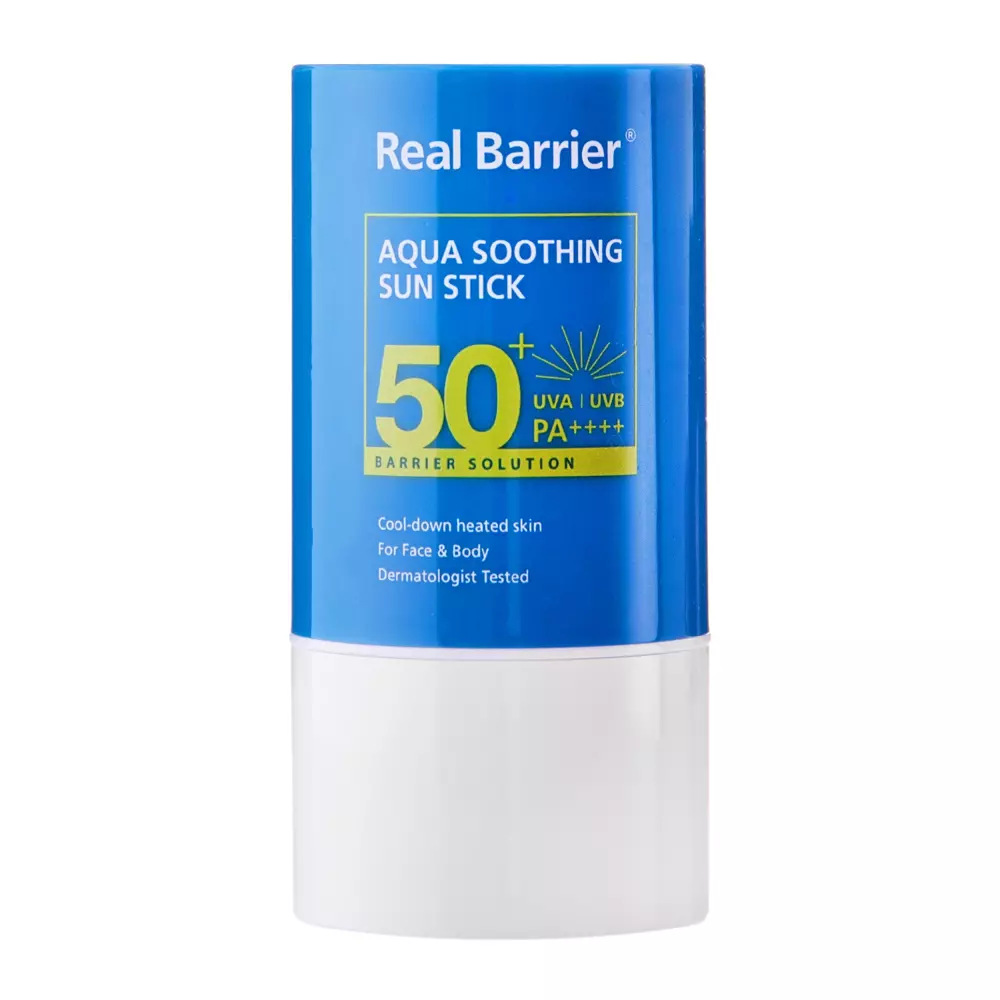 Real Barrier - Aqua Soothing Sun Stick SPF50+/PA++++ - Nawilżający Krem z Filtrem w Sztyfcie - 21g