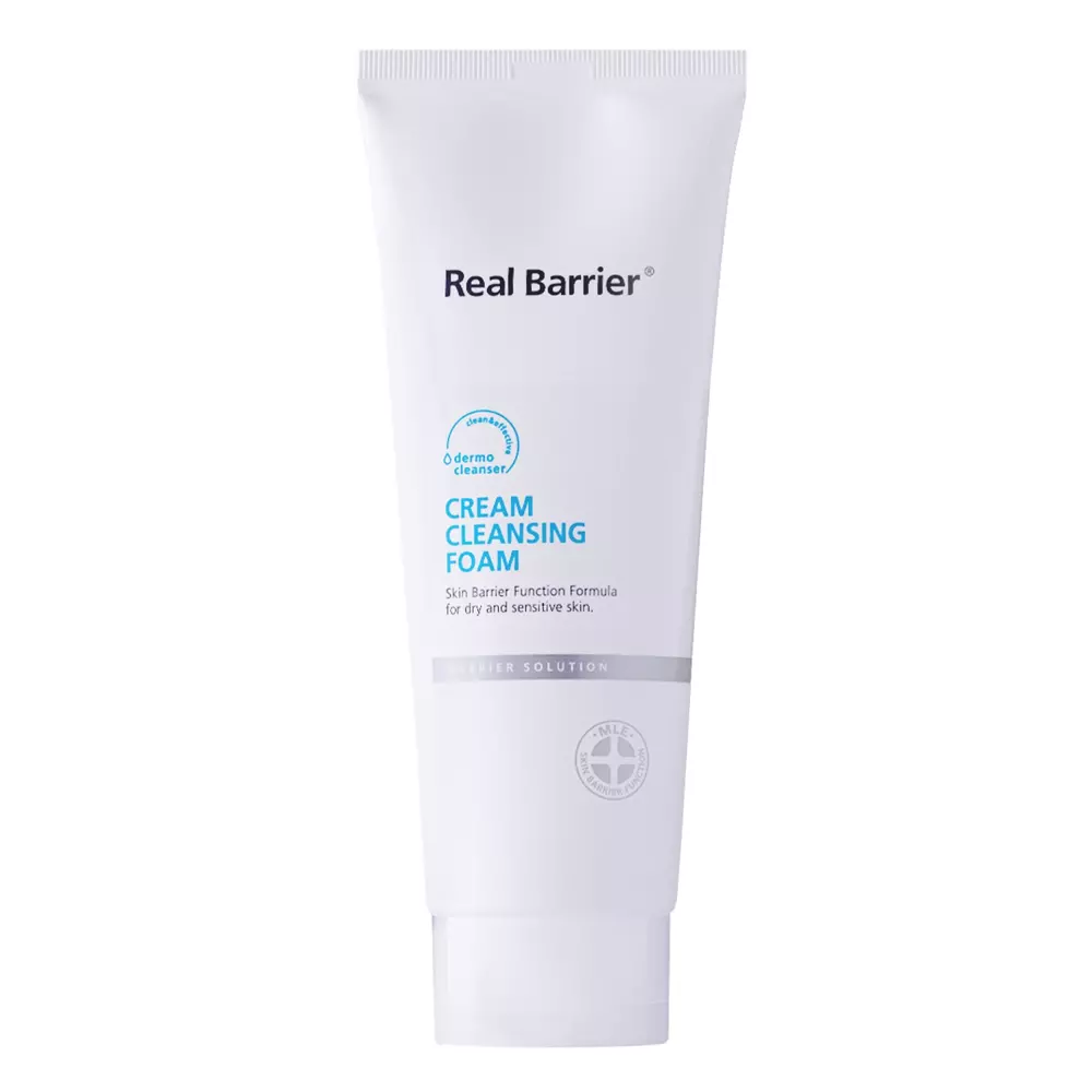 Real Barrier - Cream Cleansing Foam - Kremowa Pianka do Oczyszczania Twarzy - 220ml