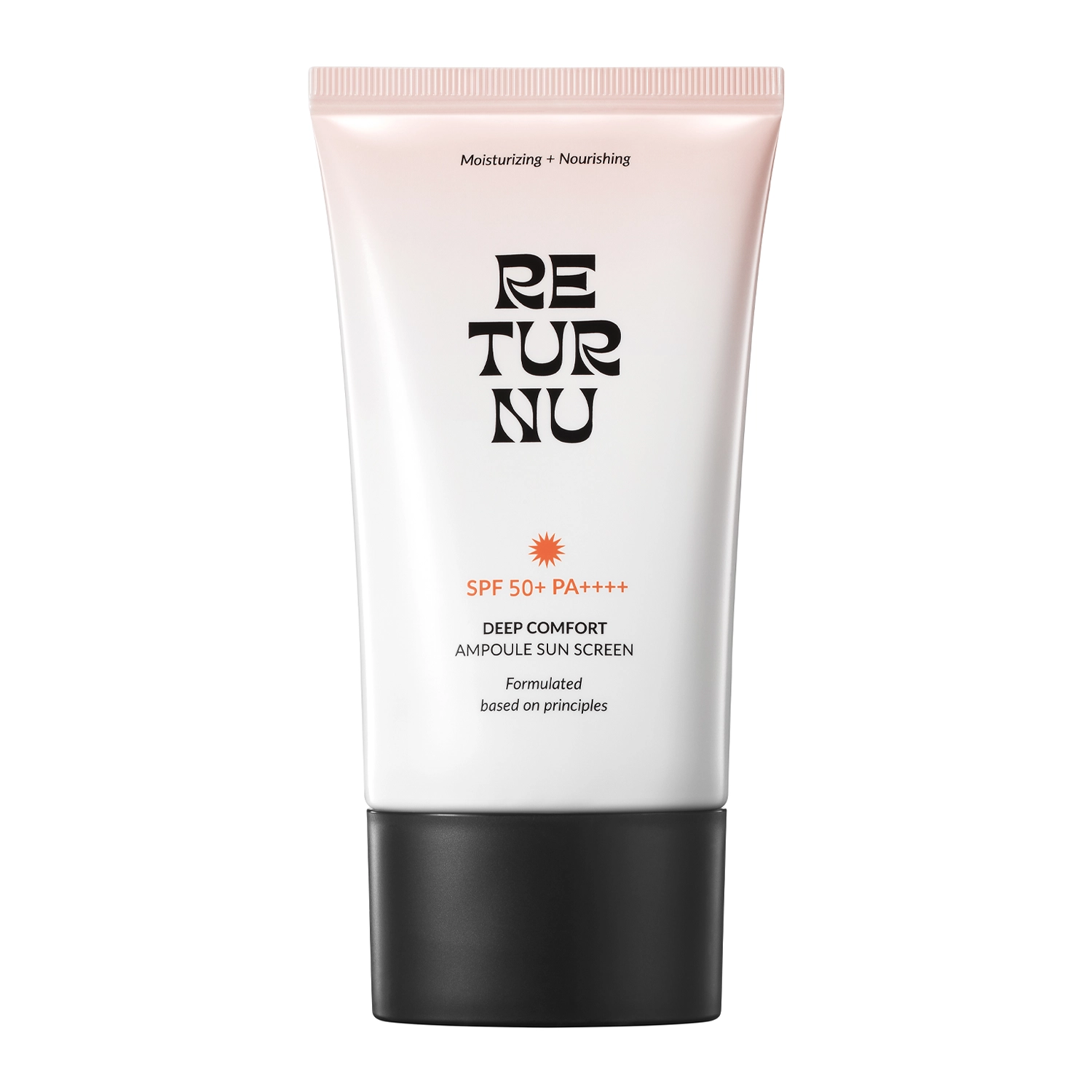 Returnu - Deep Comfort Ampoule Sunscreen SPF 50+ PA++++ - Przeciwsłoneczny Krem do Twarzy - 50ml