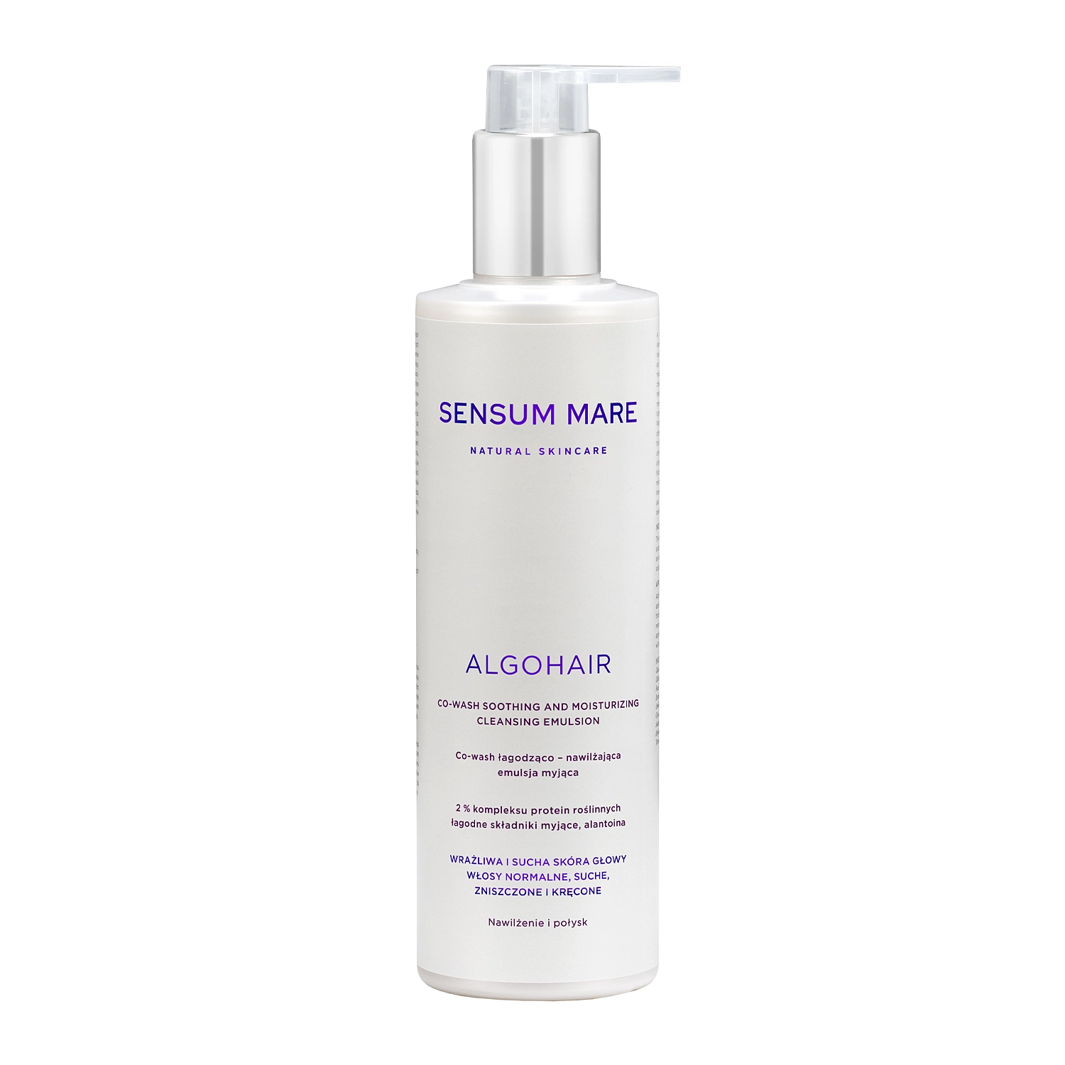 Sensum Mare - Algohair - Co-Wash Soothing and Moisturizing Cleansing Emulsion - Łagodząco - Nawilżająca Emulsja Myjąca - 250ml