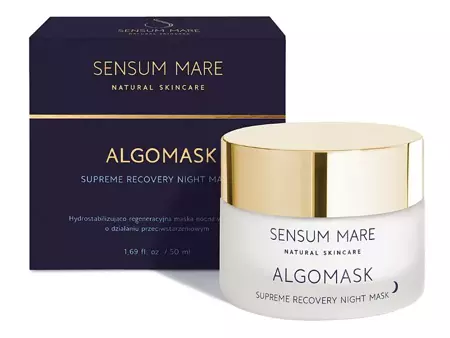 Sensum Mare - Algomask - Supreme Recovery Night Mask - Hydrostabilizująco Regeneracyjna Maska Nocna w Kremie o Działaniu Przeciwstarzeniowym - 50ml