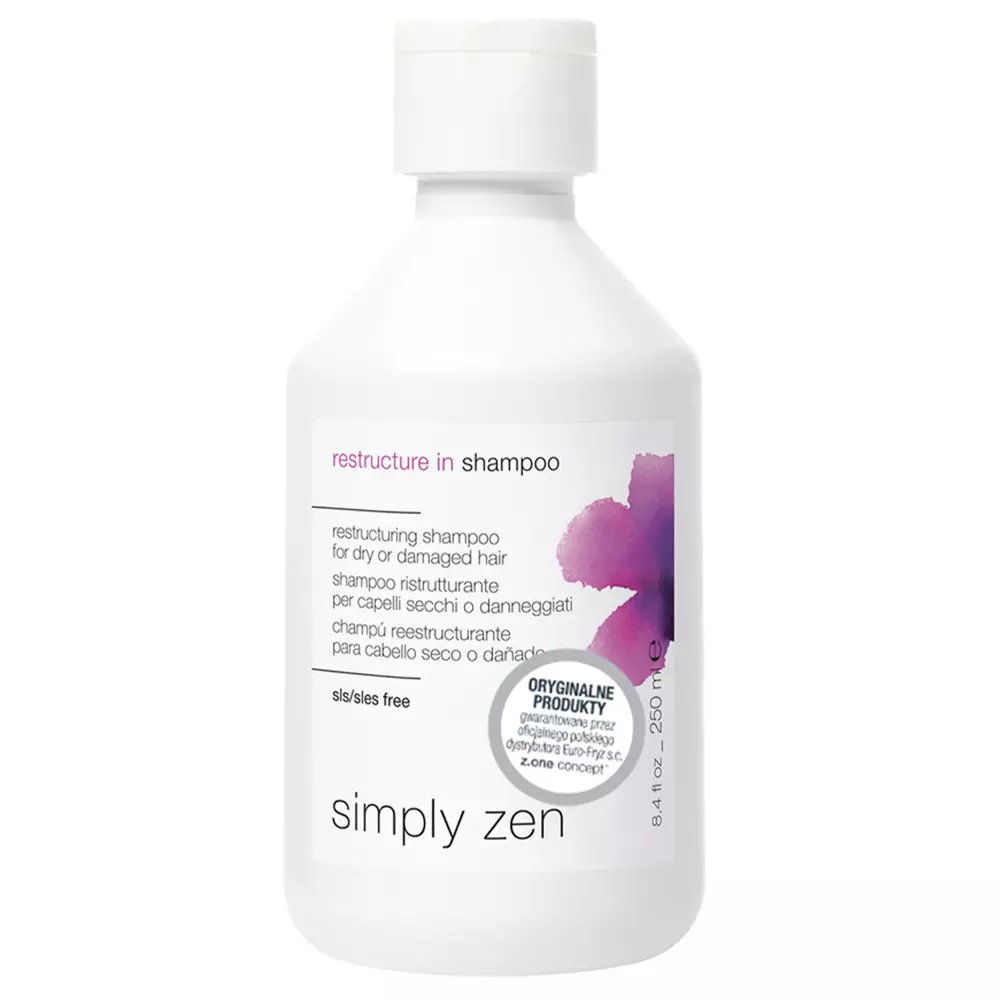 Simply Zen - Restructure In Shampoo - Szampon do Suchych i Zniszczonych Włosów - 250ml