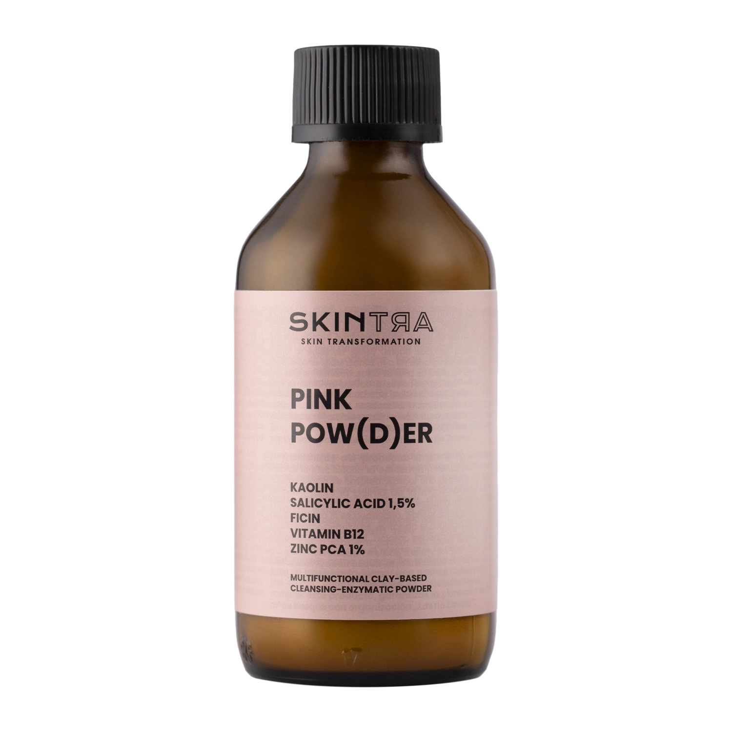 SkinTra - Pink Pow(d)er - Wielofunkcyjny Puder Oczyszczająco-Enzymatyczny Na Bazie Glinki - 40g