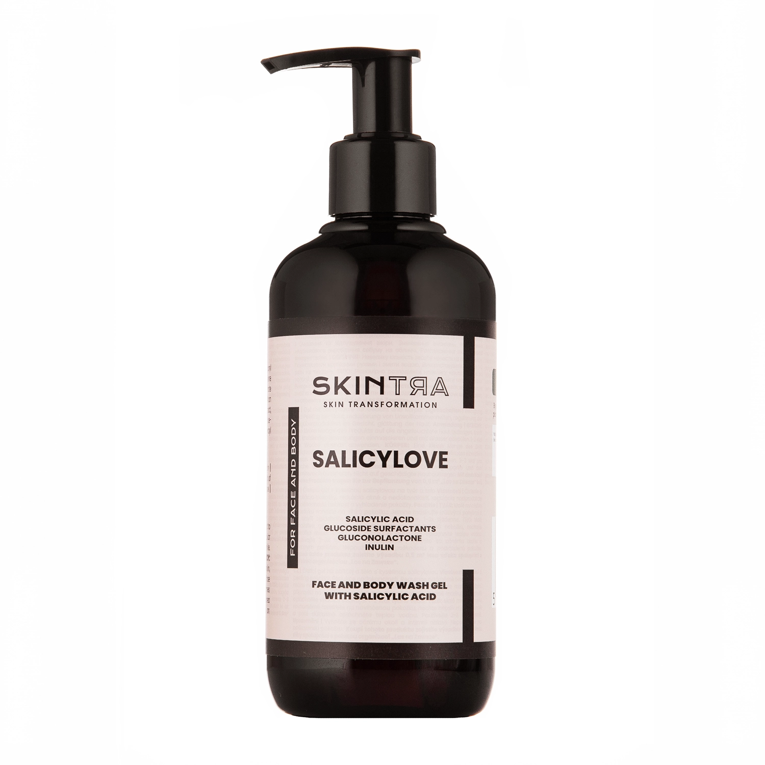 SkinTra - Salicylove - Żel Z Kwasem Salicylowym Do Mycia Twarzy I Ciała - 250ml 