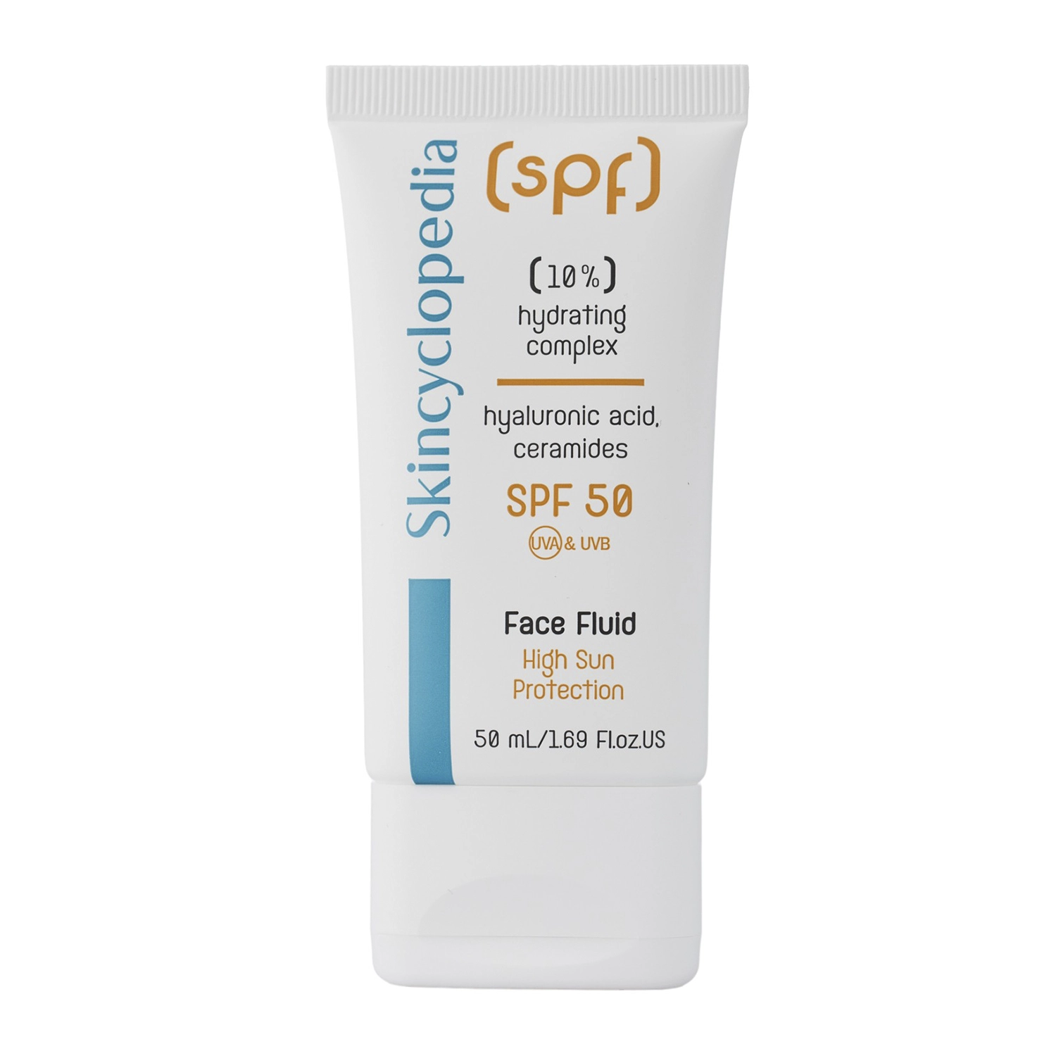 Skincyclopedia - Hydrating Fluid SPF 50 - Fluid do Twarzy z 10% Kompleksem Nawilżającym z Ochroną Przeciwsłoneczną - 50ml