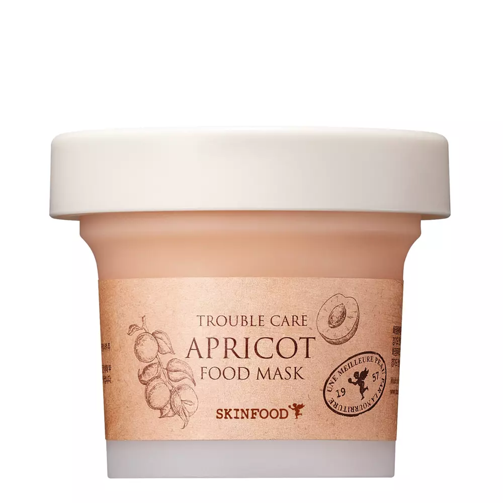 Skinfood - Apricot Food Mask - Morelowa Maska Oczyszczająco-Kojąca - 120g