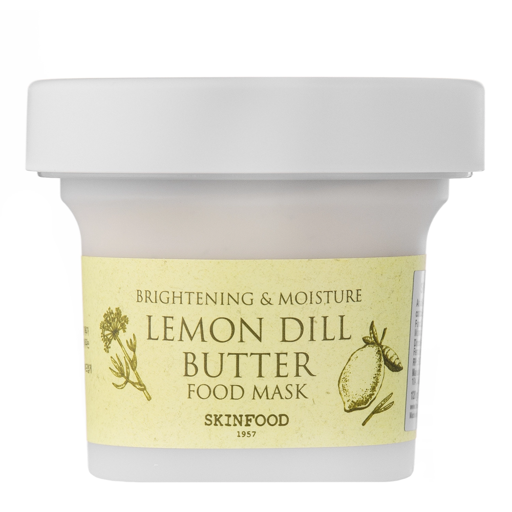 Skinfood - Lemon Dill Butter Food Mask - Cytrynowa Maska Rozświetlająco-Nawilżająca - 120g