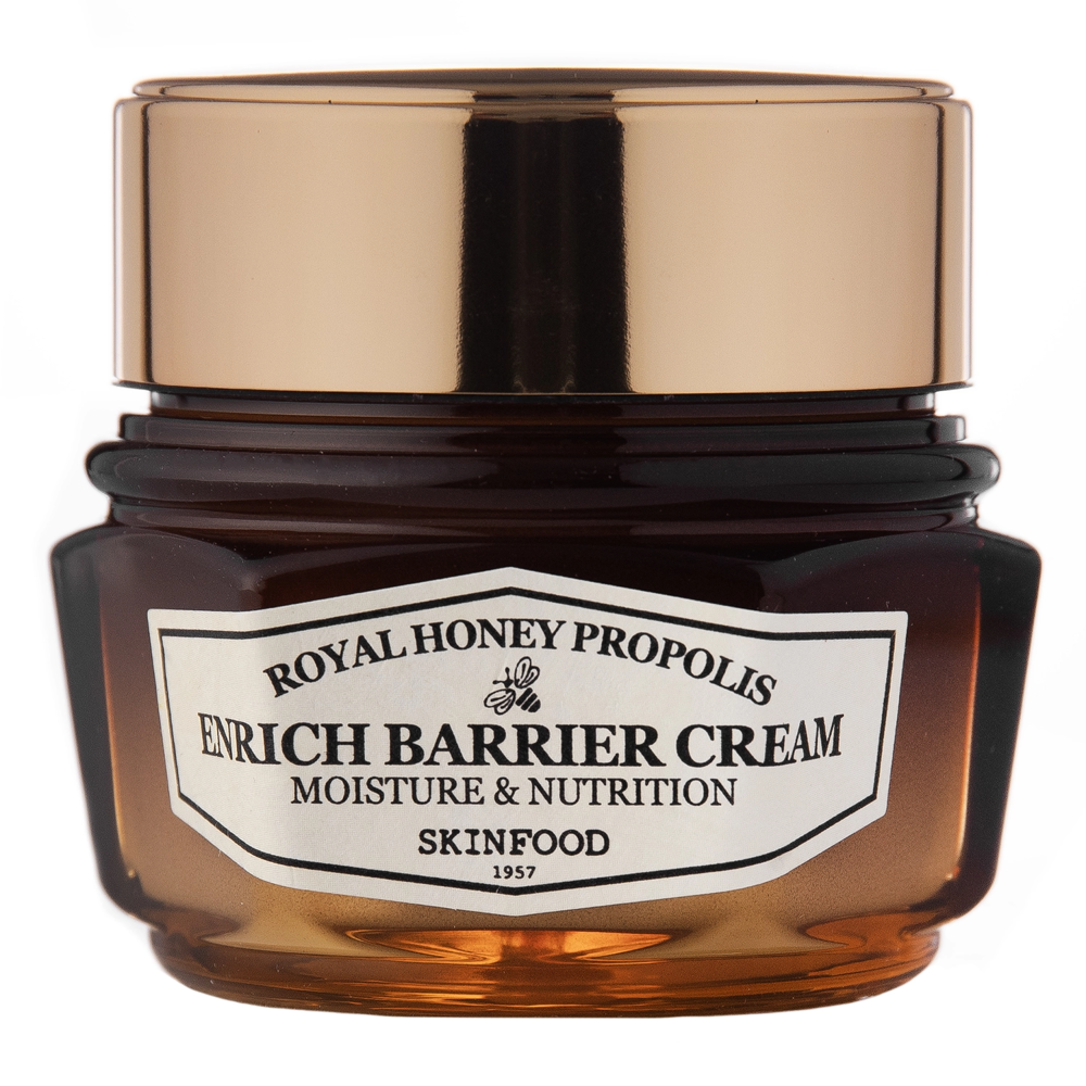 Skinfood - Royal Honey Propolis Enrich Barrier Cream - Nawilżająco-Naprawczy Krem do Twarzy - 63ml