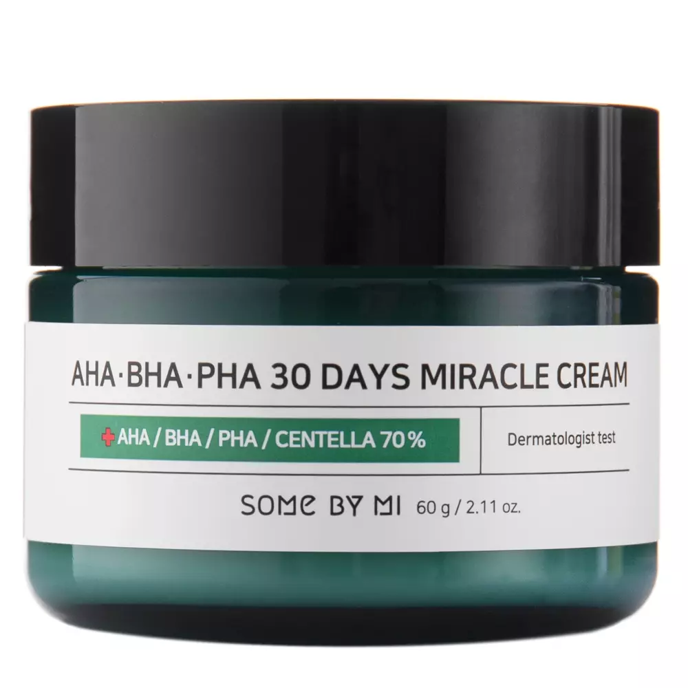 Some By Mi - AHA BHA PHA 30 Days Miracle Cream - Krem do Twarzy z Kwasami AHA, BHA i PHA - 60ml