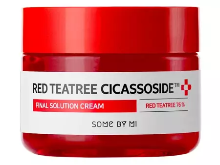 Some By Mi - Red Teatree Cicassoside Final Solution Cream - Krem do Skóry Wrażliwej i Problematycznej na Bazie Czerwonego Drzewa Herbacianego - 60ml