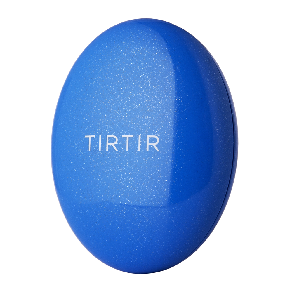 TIRTIR - Mask Fit Cool Blue Sun Cushion SPF 50+ PA++++ - Tonujący Krem z Filtrem do Twarzy w Poduszce - 18g