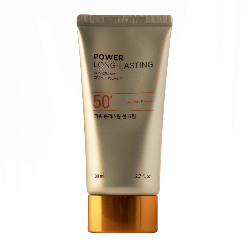 The Face Shop - Power Long - Lasting - Sun Cream SPF 50+ PA+++ - Wodoodporny Krem z Filtrem - 80ml