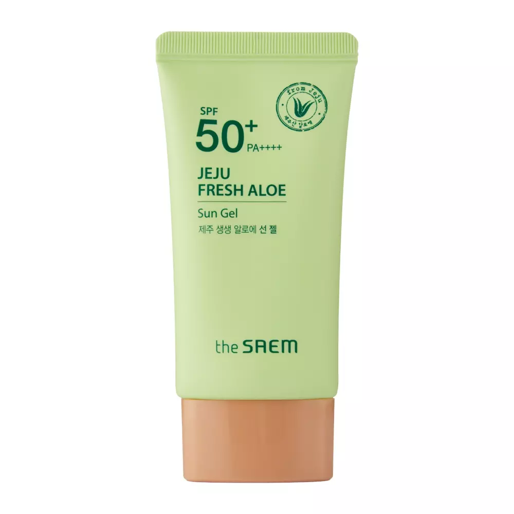 The SAEM - Jeju Fresh Aloe Sun Gel - SPF50+ PA++++ - Ochronny Krem do Twarzy z Aloesem - 50g - OUTLET