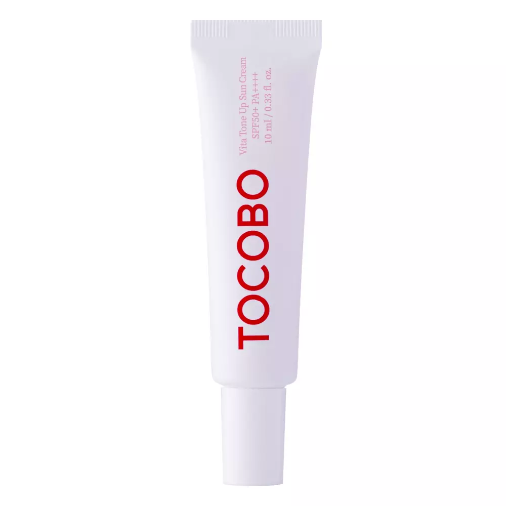 Tocobo - Vita Tone Up Sun Cream SPF50+ PA++++ - Krem Tonujący z Filtrem - Miniatura - 10 ml 