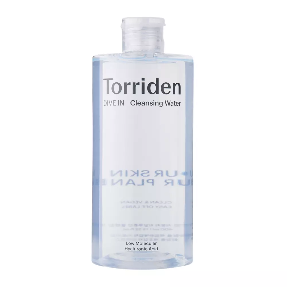 Torriden - Dive In - Low Molecular Hyaluronic Acid Cleansing Water - Nawilżający Płyn Micelarny - 400ml 