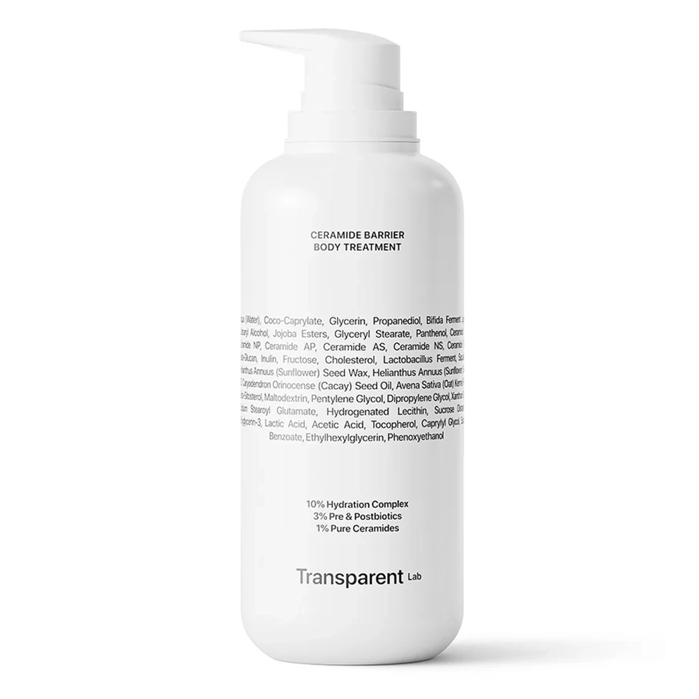 Transparent Lab - Ceramide Barrier Body Treatment - Kuracja do Ciała z Ceramidami - 400ml