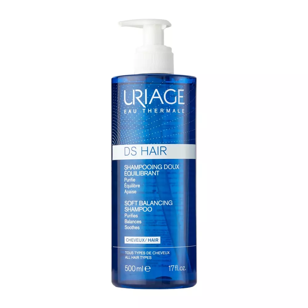 Uriage - D.S. Hair Equilibrant Shampoo - Delikatny Szampon Regulujący - 500ml