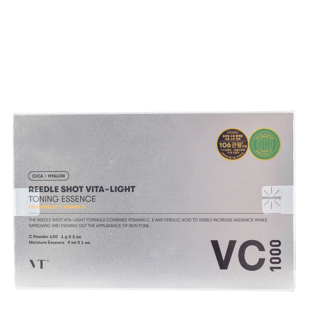 VT Cosmetics - Vita-Light Toning Essence VC1000 - Rozświetlająca Esencja z Witaminą C - 1,5g+8,5ml