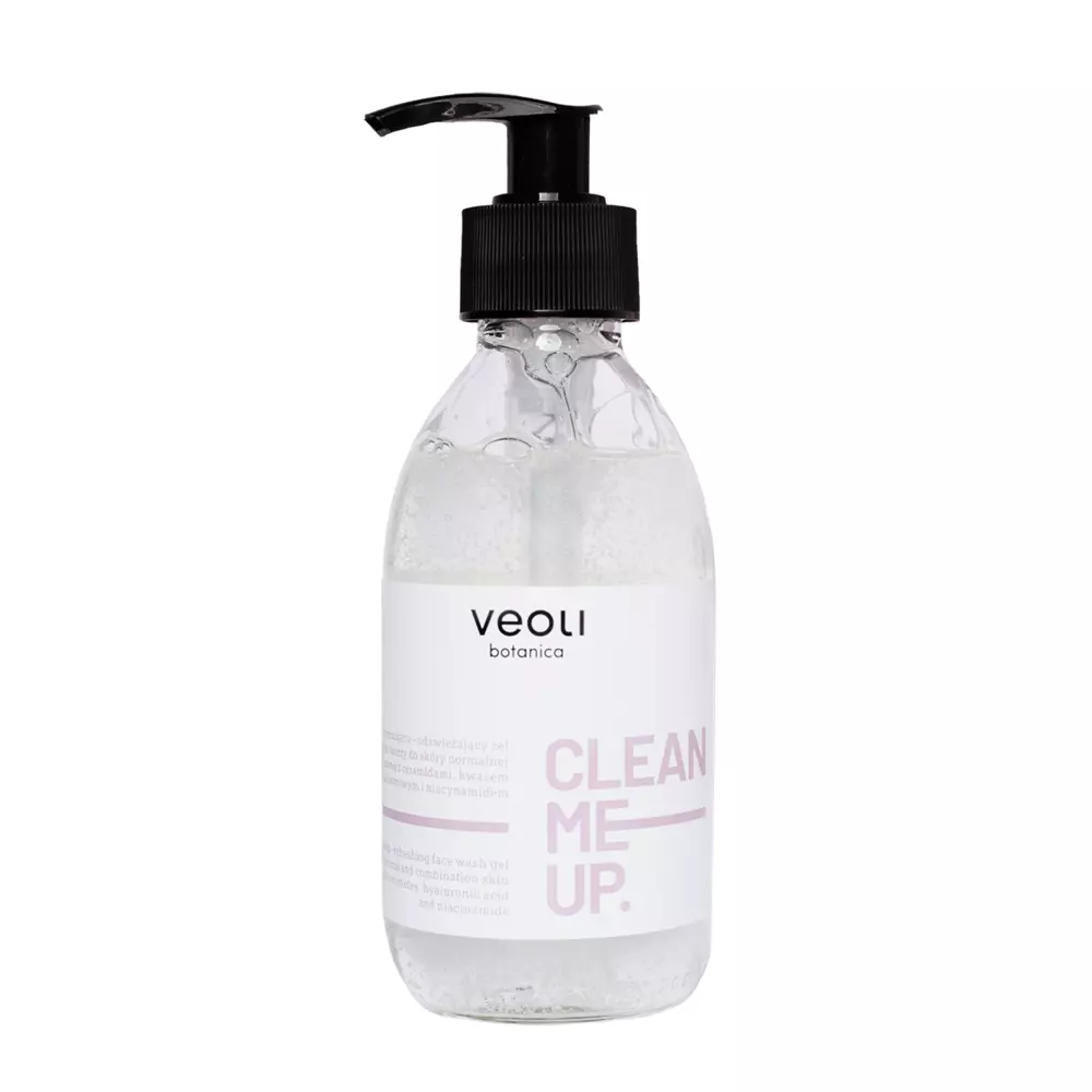 Veoli Botanica - Clean Me Up - Oczyszczająco - Odświeżający Żel do Mycia Twarzy - 190ml