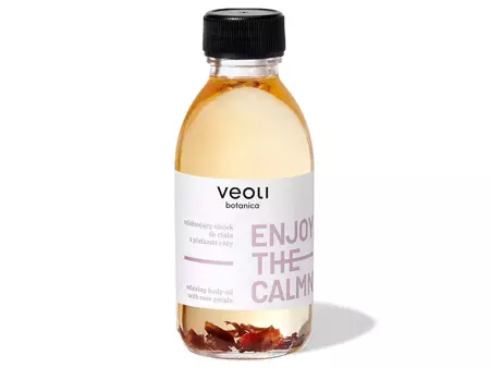 Veoli Botanica - Enjoy The Calmness Relaxing Body Oil with Rose Petals - Relaksujący Olejek do Ciała z Płatkami Róży - 150ml