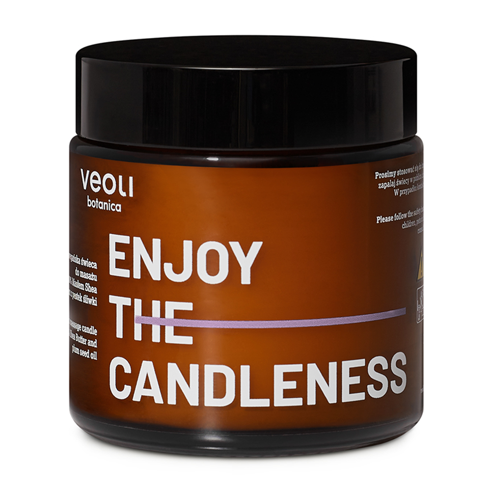 Veoli Botanica - Enjoy The Candleness - Wegańska Świeca do Masażu - 100ml