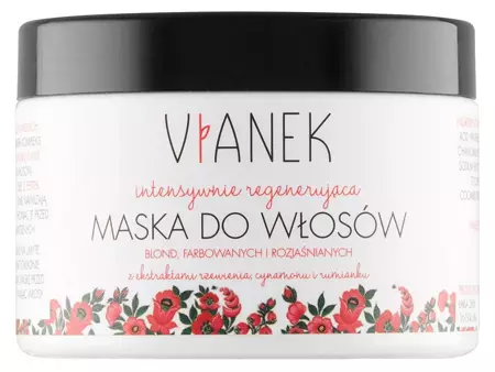 Vianek - Intensywnie Regenerująca Maska do Włosów Farbowanych Jasnych - 150ml