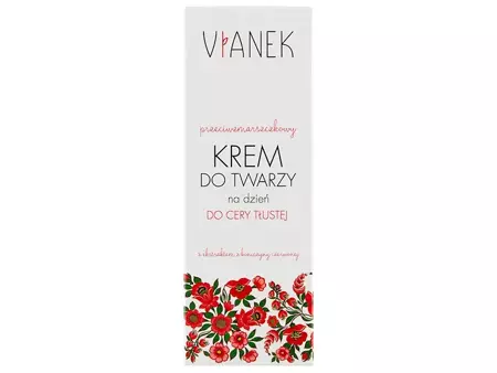 Vianek - Przeciwzmarszczkowy Krem do Twarzy na Dzień Cera Tłusta - 50ml