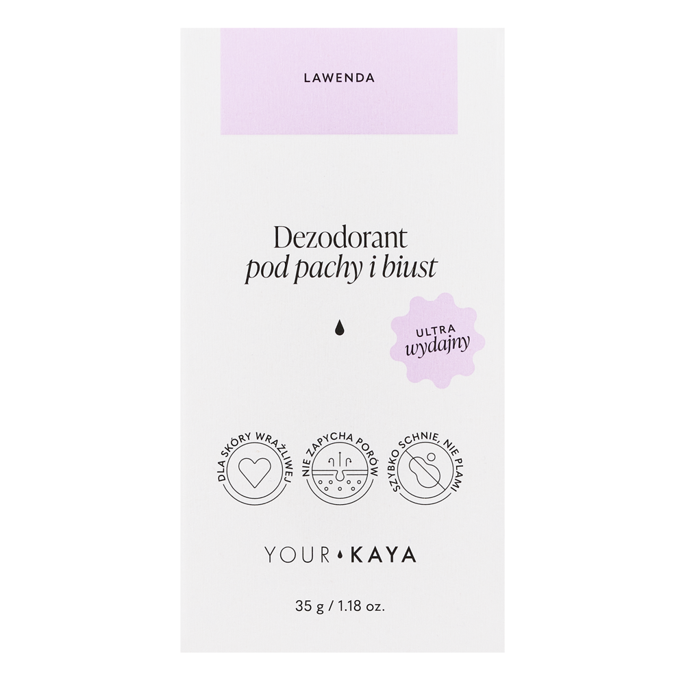 Your Kaya - Dezodorant pod Pachy i Biust - Lawenda - 35g