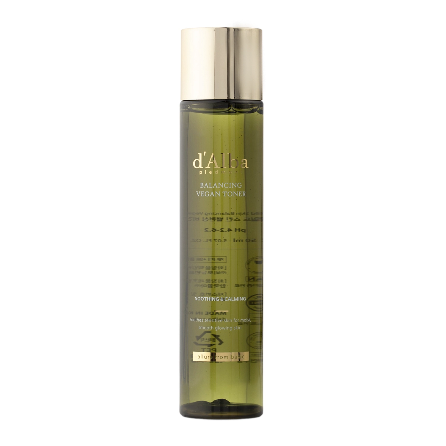 d'Alba - Mild Skin Balancing Vegan Toner - Nawilżająco - Kojący Tonik do Twarzy - 150ml