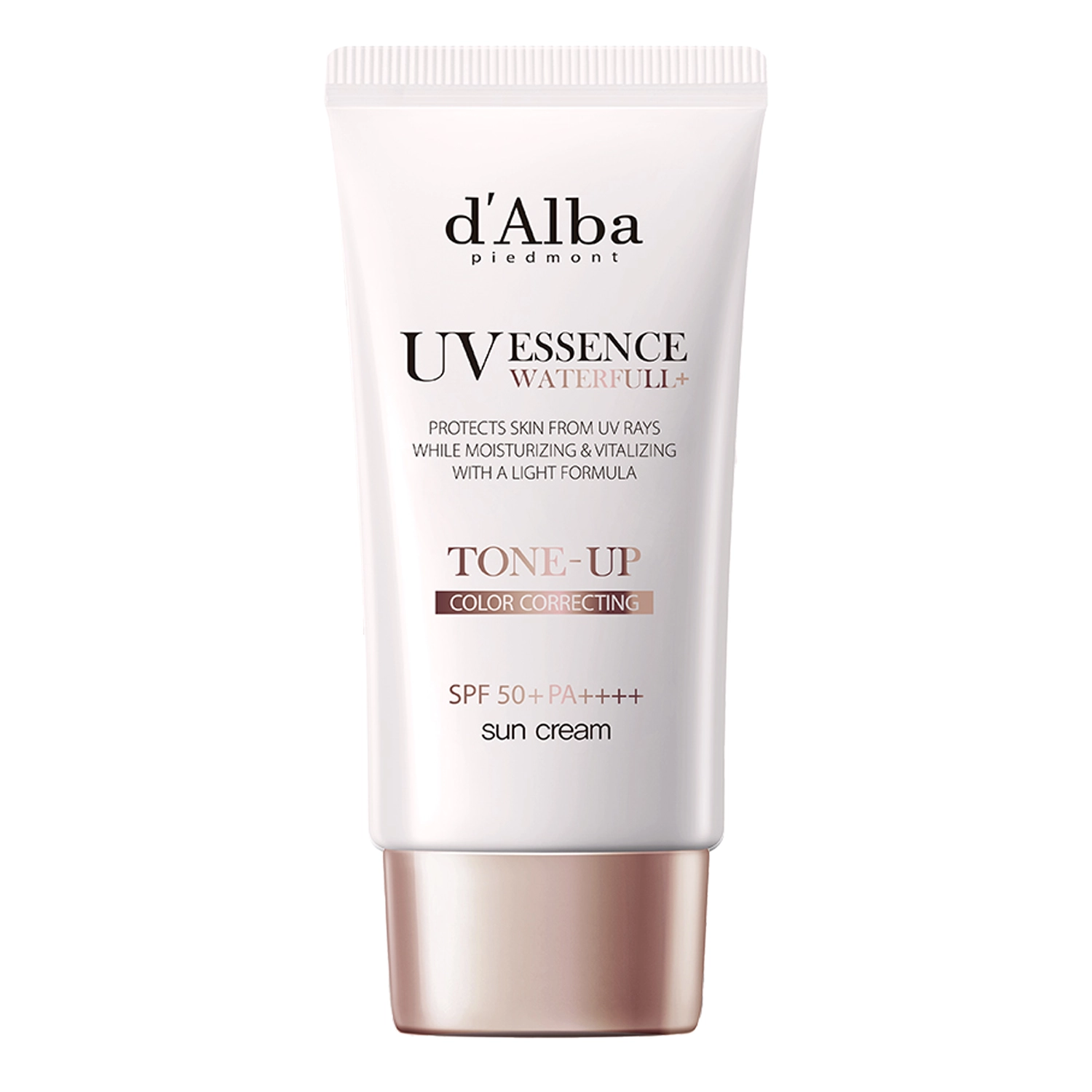 d'Alba - Waterfull Tone-Up Sun Cream SPF50+ PA++++ - Tonujący Krem do Twarzy z Filtrem - 50ml